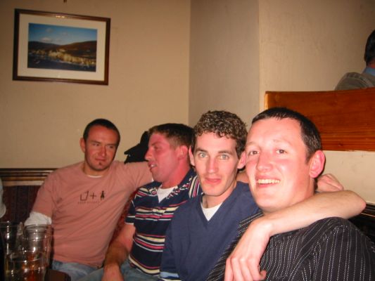 Colin, Kev, Mackers & Crookesy
