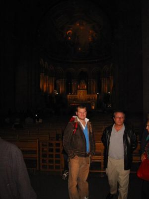 Damo in the La Sacr Coeur
